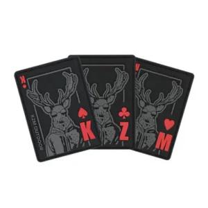 카즈미 캠핑 러버 와펜 텐트 꾸미기 3p 고무