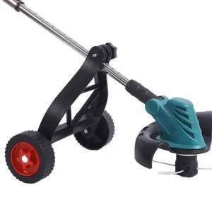 탈부착예초기받침 조경 잔디 사이즈조절 힘적게드는 제초기보조바퀴 안정적 예초기날 4줄