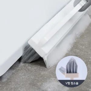 다용도 모서리 욕실 틈새 바닥 타일 청소솔 롱밀대/학원/가게/다목적/업소/매장/식당/카페/화장실/청소