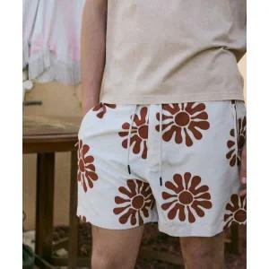 펜필드 PENFIELD 수영복 프린트 리조트 하프 팬츠 라이트브라운 FR2WP202 327195