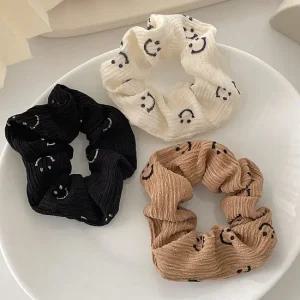 스마일스크런치 세트 반묶음 똥머리 포니테일 곱창 머리끈 헤어슈슈 머리끈세트