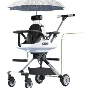 쌍둥이 유모카 양방향 그레이 접이식 일방통행