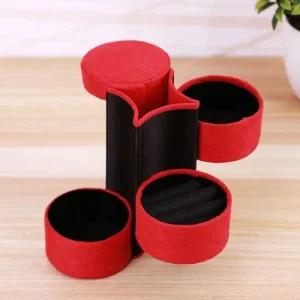 액세서리 보석함 팔찌 여행용 반지함 반지 3단 계단식 수납함