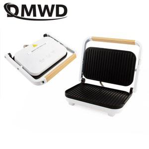 다기능 전기 그릴 바베큐 스테이크 기계 양면 가열 프라이팬 고기 로스터 파니니 베이킹 샌드위치 메이커 EU