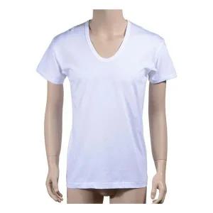 [하프클럽/]빅사이즈 편안한 면100 백색 남성 반팔 런닝