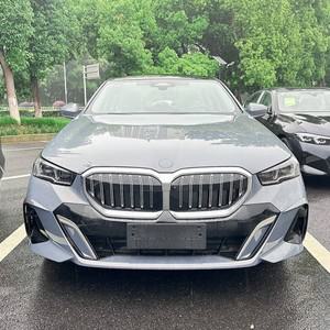 BMW 호환 5 시리즈 I5 G60 G61 2024+ M 스포츠 안개등 장식 커버 카본 파이버용 고급 자동차 프론트 범퍼
