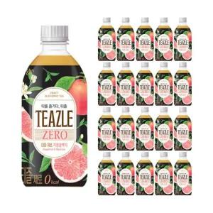 웅진 티즐 제로자몽 블랙티 500ml 20개