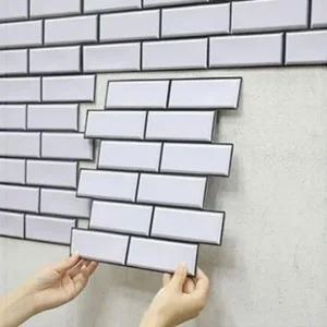 스티커 시트지 DIY 셀프 3D 인테리어 접착식 입체 벽 타일