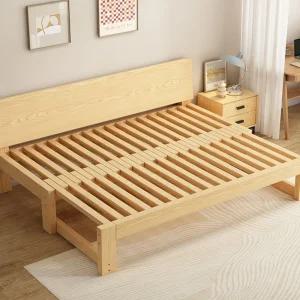 확장형 소파베드 와이드 우드 침대 거실용 거실 쇼파 라텍스