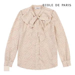 [에꼴드파리] 프릴 리본 블라우스_CB2YWBA002Z