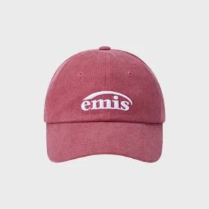 이미스 emis NEW LOGO PIGMENT BALL CAP 모자-RED