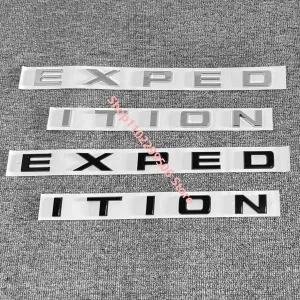 광택 블랙 ABS 자동차 앞 보닛 엠블럼 배지 로고 커버 레터 스티커 포드 익스페디션 액세서리용