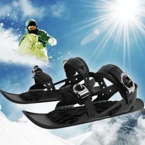 숏스키 스키화 인라인스키 스키보드 스케이트 미니 스키 겨울 스포츠용  신발 휴대용 눈놀이