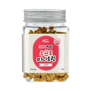 리틀포우 소프트 미니트릿 관절 영양 간식 오메가3 소고기 180g