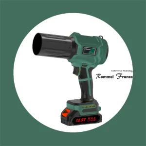 롬멜프랑코 무선 전동 충전 블로워 터보 송풍기 제트건 에어건 드라이기 낙엽 세차 먼지 제거용_Vortex