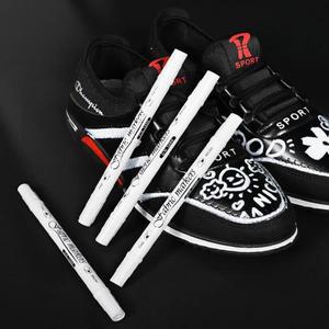 흰색 패브릭 마커 펜 세트, 듀얼 팁 티셔츠 용 영구 아트 페인트 운동화 캔버스 가방 패밀리 성인 그림