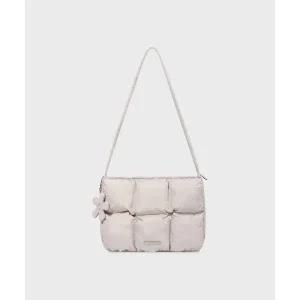 팔렛 FALLETT 플라워 키링 패딩백 라이트 그레이 304297