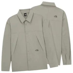 [매장판] 노스페이스 남성 셔츠 스트라이드 남방 아웃도어 간절기 아우터 웜 그레이 NH8LR53C