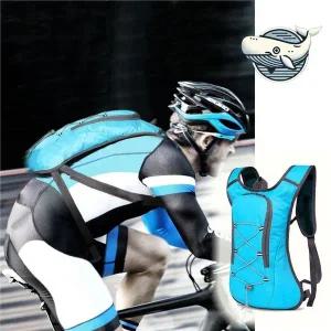[셀러에이드]자전거 전문 액세서리 스피드 수납 백팩 청색