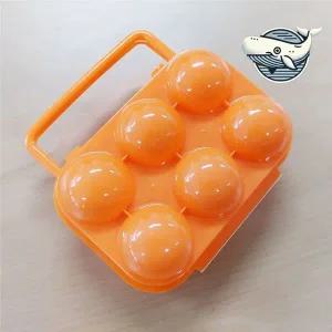 [콩심팥심]휴대용 6구 달걀 보관함 캠핑 여행 필수용품