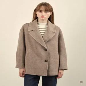 [올리비아로렌] 핸드메이드 하프코트VOCEA4W9441