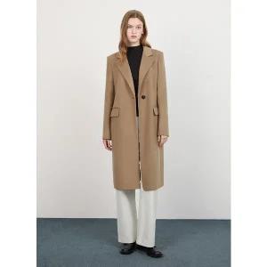 [시스티나](타임스퀘어점패션관)울 벨티드 핸드메이드 롱 맥코트