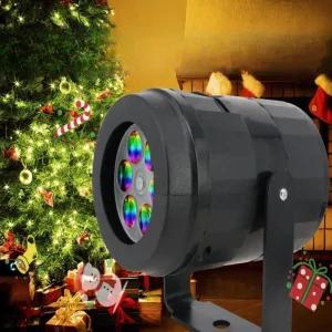 크리스마스 미러볼 홈파티 가정용 빔 프로젝터 파티용품 무대 클럽 레이저 조명