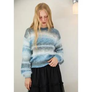 [에고이스트](대전신세계)[BLUE LABEL] 컬러 프린지 니트 풀오버 (ER4OKL02)