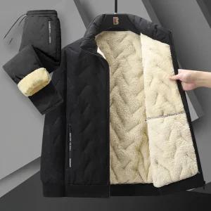 남자 겨울 융털 기모 솜바지 빅사이즈 남성 여성작업복 집업퍼점퍼 양털 퍼팬츠