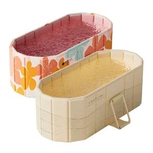 1인용 미니 사우나 반식욕조 접이식 와이드 욕조 M/간이 아기 실내 이동 유아 베이비 반신욕 휴대 족욕