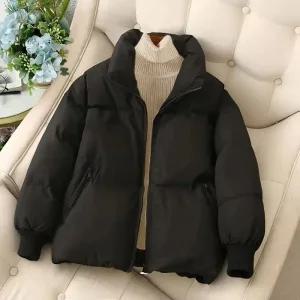 [샐리] 집업포켓하이넥박시패딩_I5D-CPD008