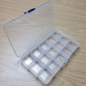 휴대용 나사박스 미니 투명 칸막이 케이스 보관함 볼트정리함 칸분리 부품함 너트