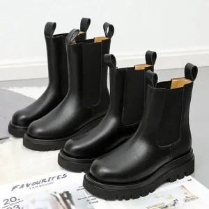 [오노마] ONM 여자워커 데일리 밴딩 캐주얼 미들 롱 통굽 (S35136116)