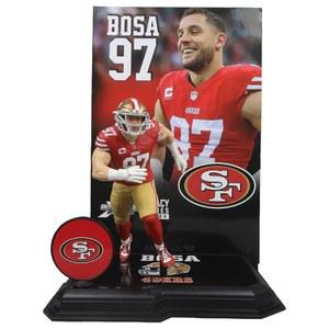 닉 보사(샌프란시스코 49ers) NFL 7인치 포즈 피규어 맥팔레인