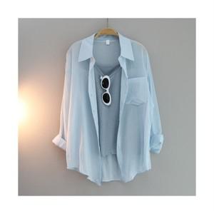 달콩 여성 빅사이즈 카라셔츠 여름셔츠 나시set 네이티루즈핏셔츠세트