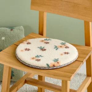 [모던하우스] 모던하우스 L 뽀글이 원형방석 베이지 플라워 D33 NF4125020