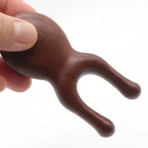 TOO 우드데이 옻칠 원목 괄사 마사지기 문어얼굴 어깨 바디마사지기 얼굴마사지기