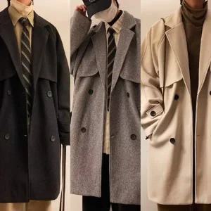 MN오버핏울코트 남성코트 자켓 겨울코트 가을 트렌치