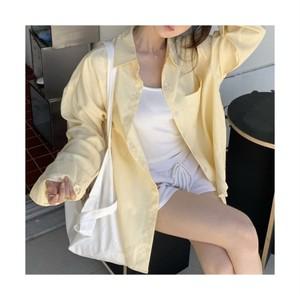 레티고 빅사이즈 봄 여름 휘뚜루템 스트라이프 긴팔 셔츠