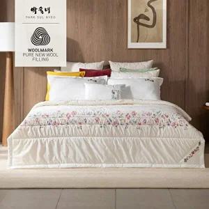 [박술녀](GK)양모100 누빔 패드 겸 이불+베개커버 세트 (작품명 : 연모4)