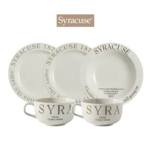 시라쿠스 레터링 빈티지 카페 스프컵 브런치세트 5P