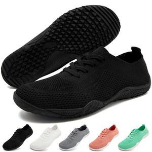 여성 체육관 러닝 제로 드롭 운동 트레일 미니멀리스트 신발을 신은 테니스화 RJYWGS 맨발 신발