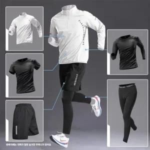 동계 조깅 겨울 마라톤 복장 달리기 러닝 트레이닝복 운동