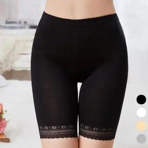 5부 레이스 여자 면스판 속바지 소프트 속반바지