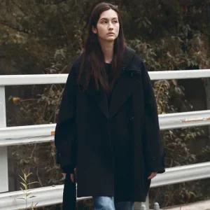 [반원 아틀리에] O3762 알파카 오버사이즈 코트_Black