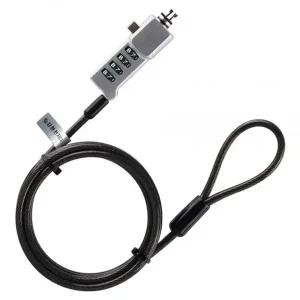 노트북 락 도난방지 4 in 1 와이어 잠금장치 1.8M