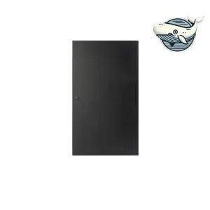 서버랙 도어 보강판 블랙 고급형 후면 팬타입 서버랙케이스