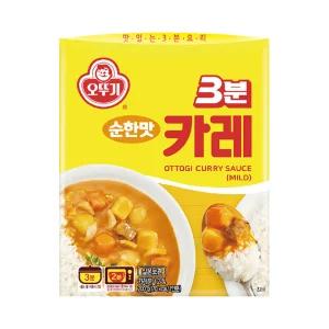 오뚜기 3분 카레 순한맛 200g 24개입