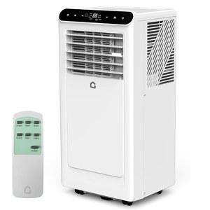 GarveeHome 휴대용 에어컨 8000 BTU, 블랙 제습기, & 조용한 리모컨, 에어컨, in-1 위한 갖춘 효율적인 침실, 아파트, 3 모드, 절전 냉방 화이트 기능을 사무실을