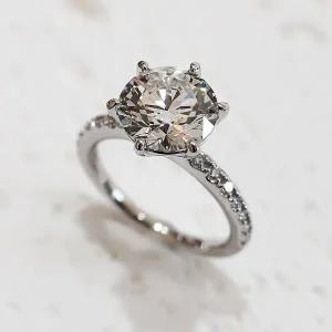 [샤밍주얼리]3캐럿 다이아 반지 랩 IGI 세잔느 프러포즈 예물 웨딩 결혼 기념일 선물 18K 고급